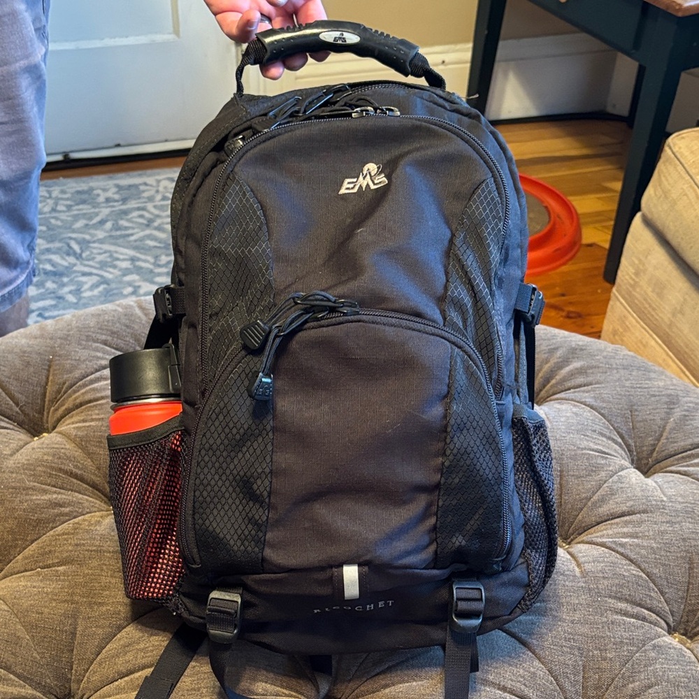 EMS brand Ricochet Black Backpack